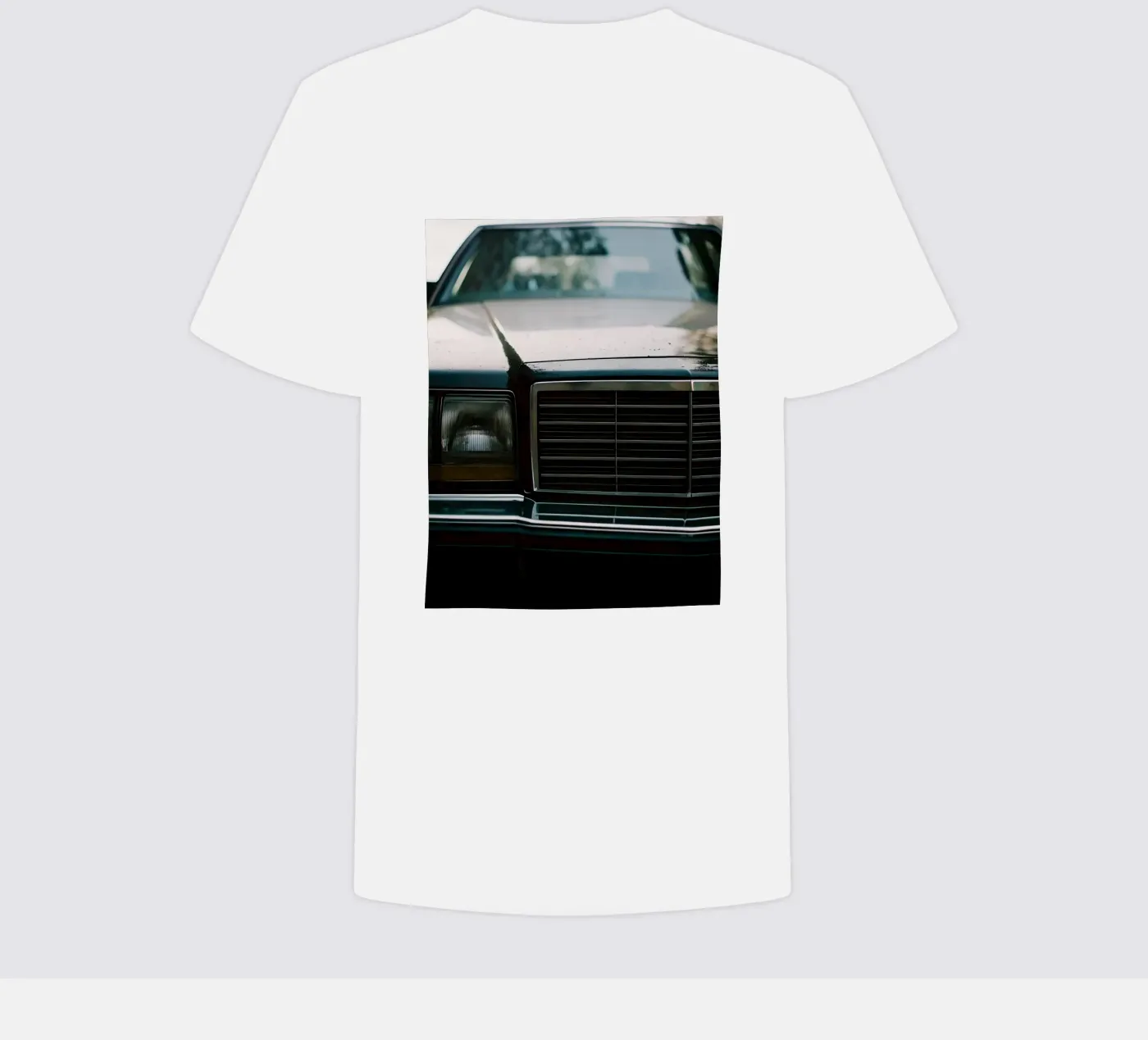 Schwarze Oldtimer-Front Kinder T-Shirt von CAR EDITION