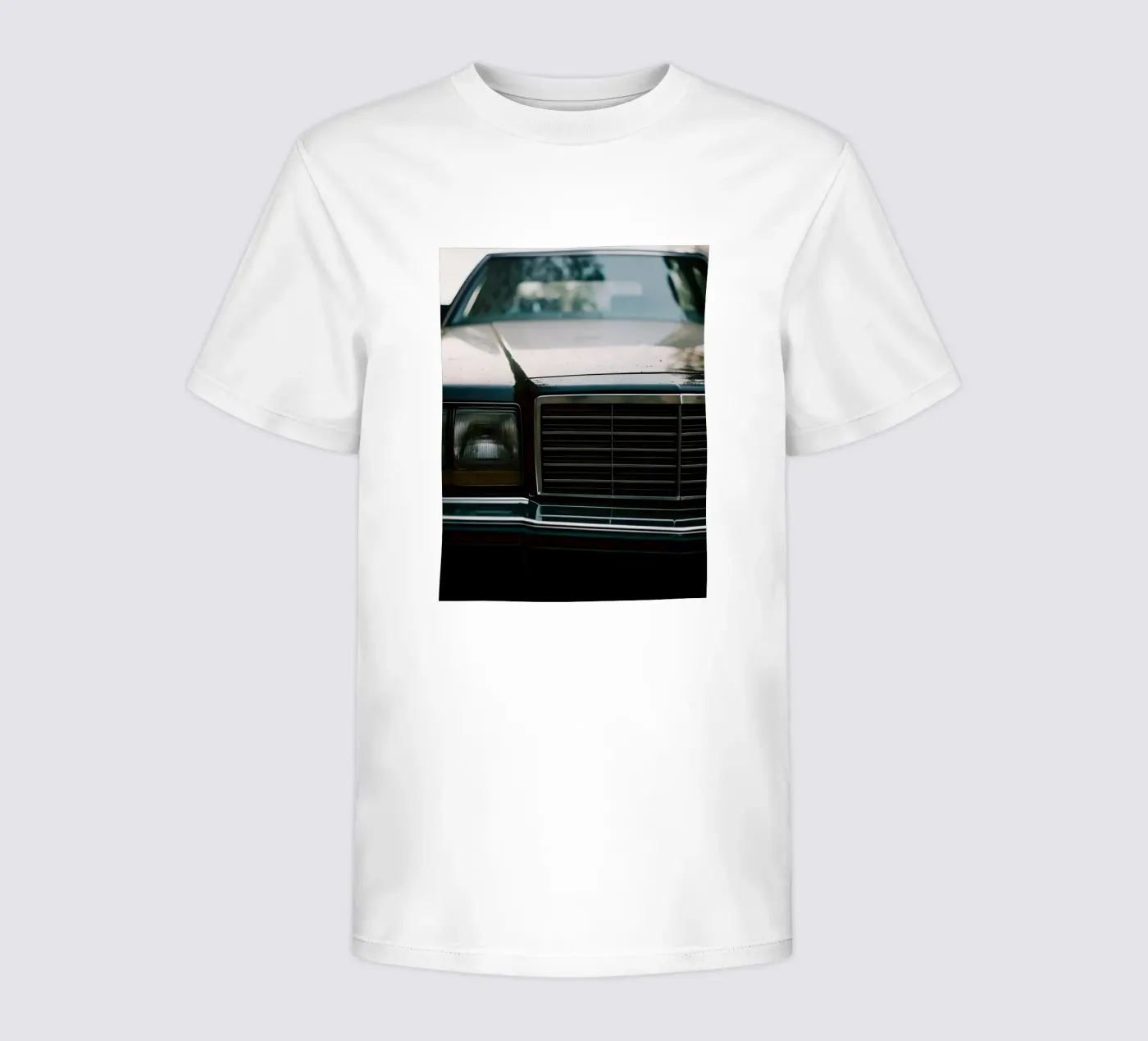 Schwarze Oldtimer-Front Kinder T-Shirt von CAR EDITION