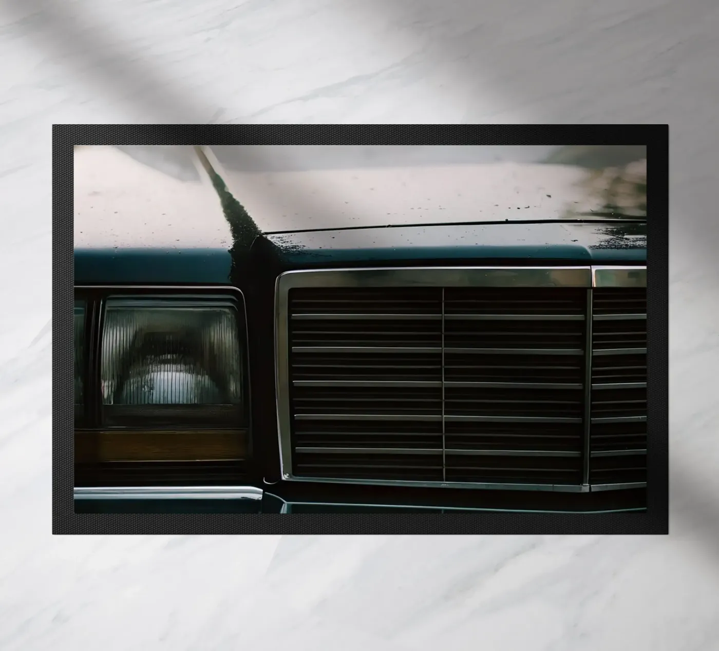 Black Classic Car Front Fußmatte von CAR EDITION