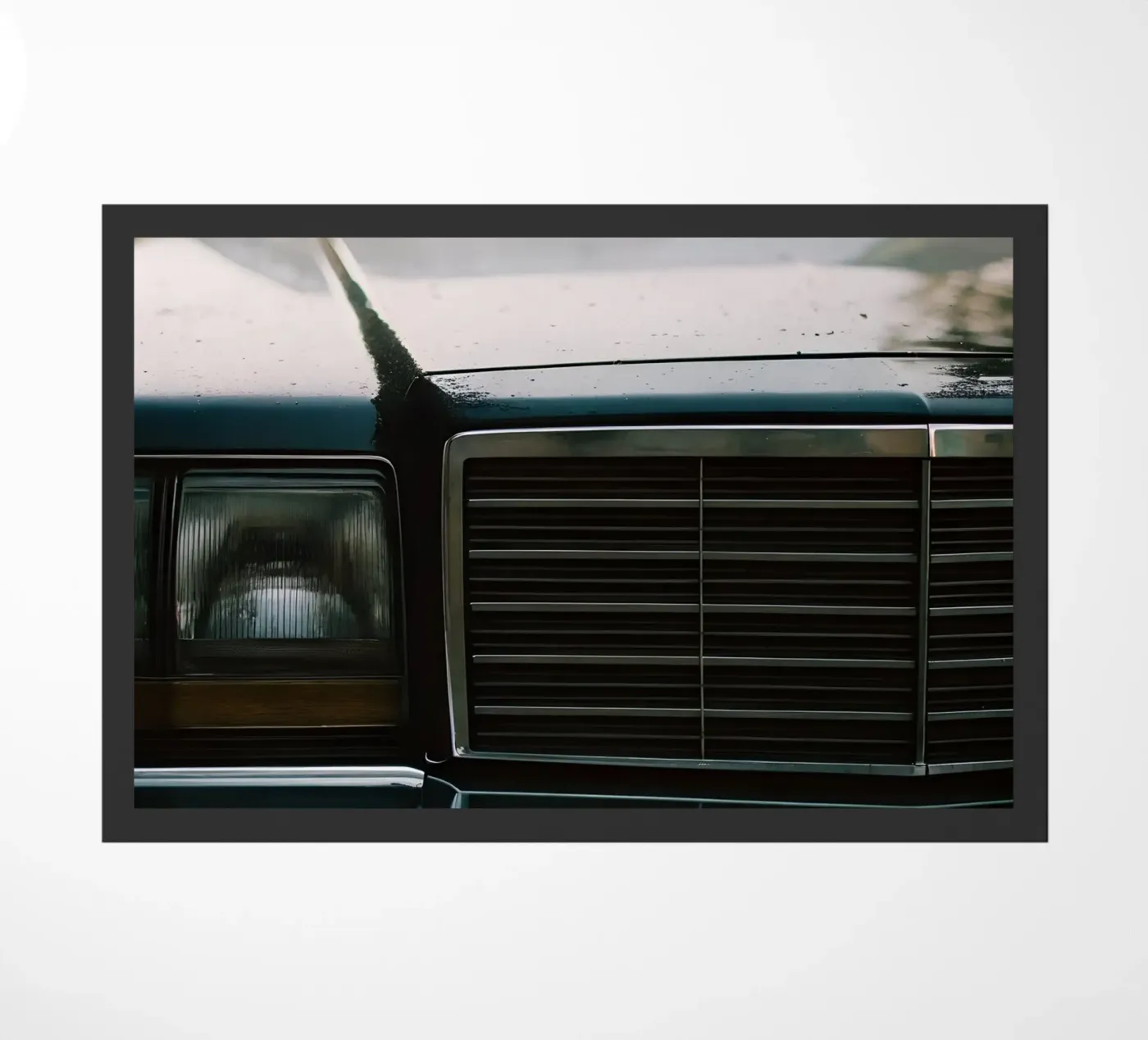 Black Classic Car Front Fußmatte von CAR EDITION