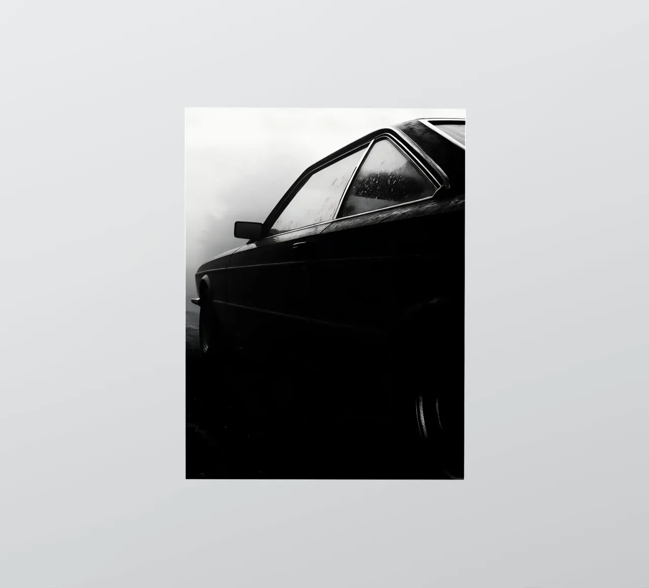 Auto d'epoca monocromatiche adesivo da CAR EDITION