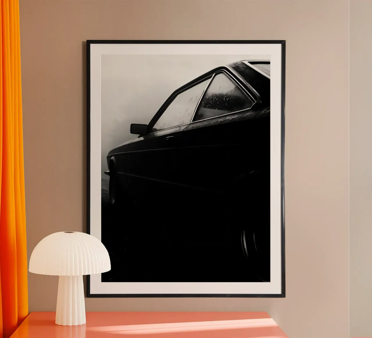 Monochrome Oldtimer Poster von CAR EDITION