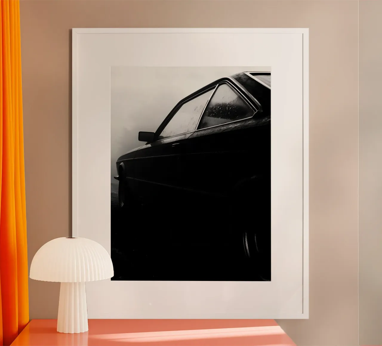 Monochrome Oldtimer Poster von CAR EDITION