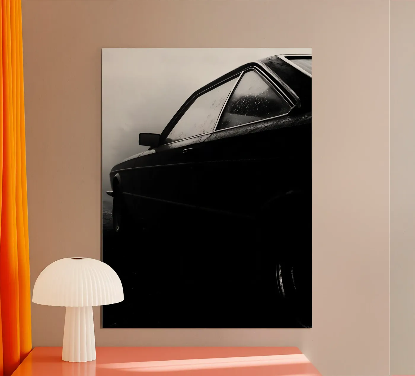 Monochrome Classic Cars Poster von CAR EDITION