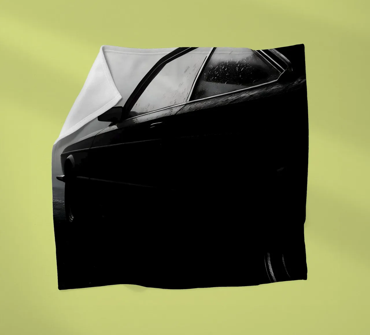 Monochrome Classic Cars Fleecedecke von CAR EDITION