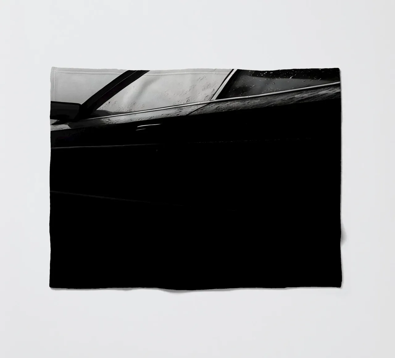 Monochrome Classic Cars Fleecedecke von CAR EDITION