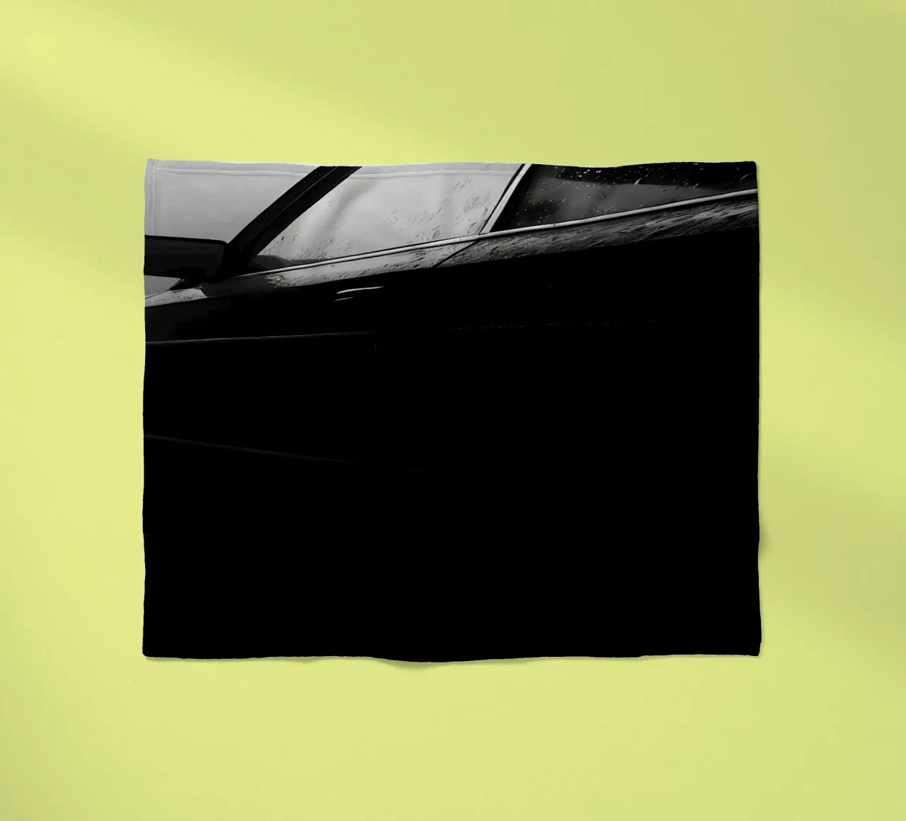 Monochrome Classic Cars Fleecedecke von CAR EDITION