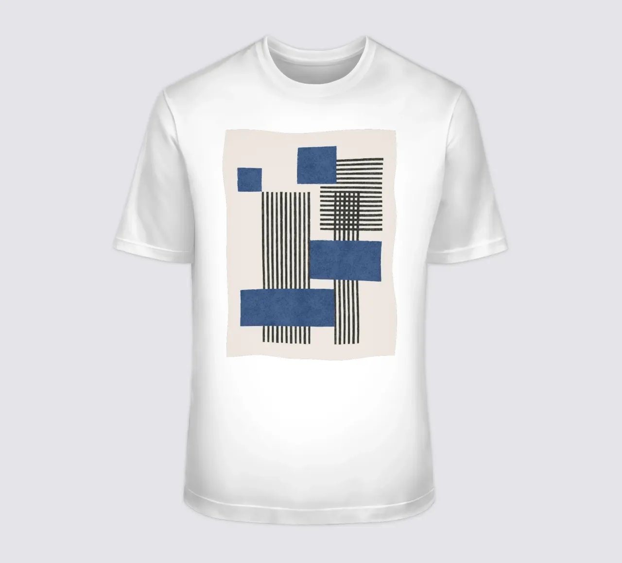 Composizione a righe e quadrati - Astratto t-shirt da MoonlightPrint