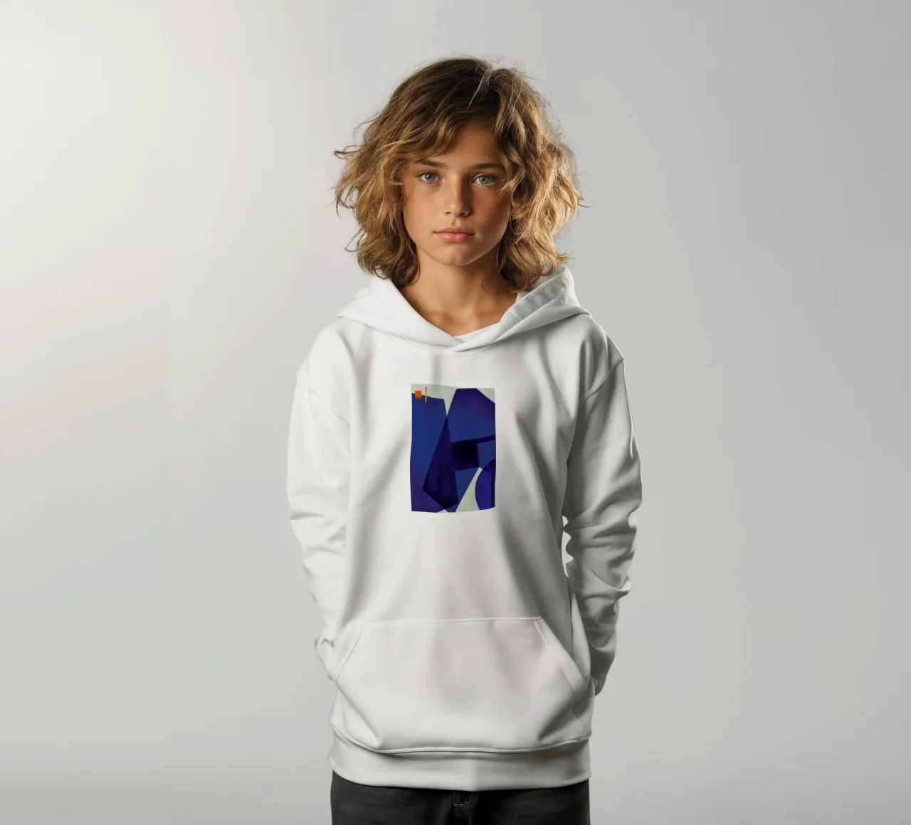 When In Blue 1 felpa bambino con cappuccio da LeDieg
