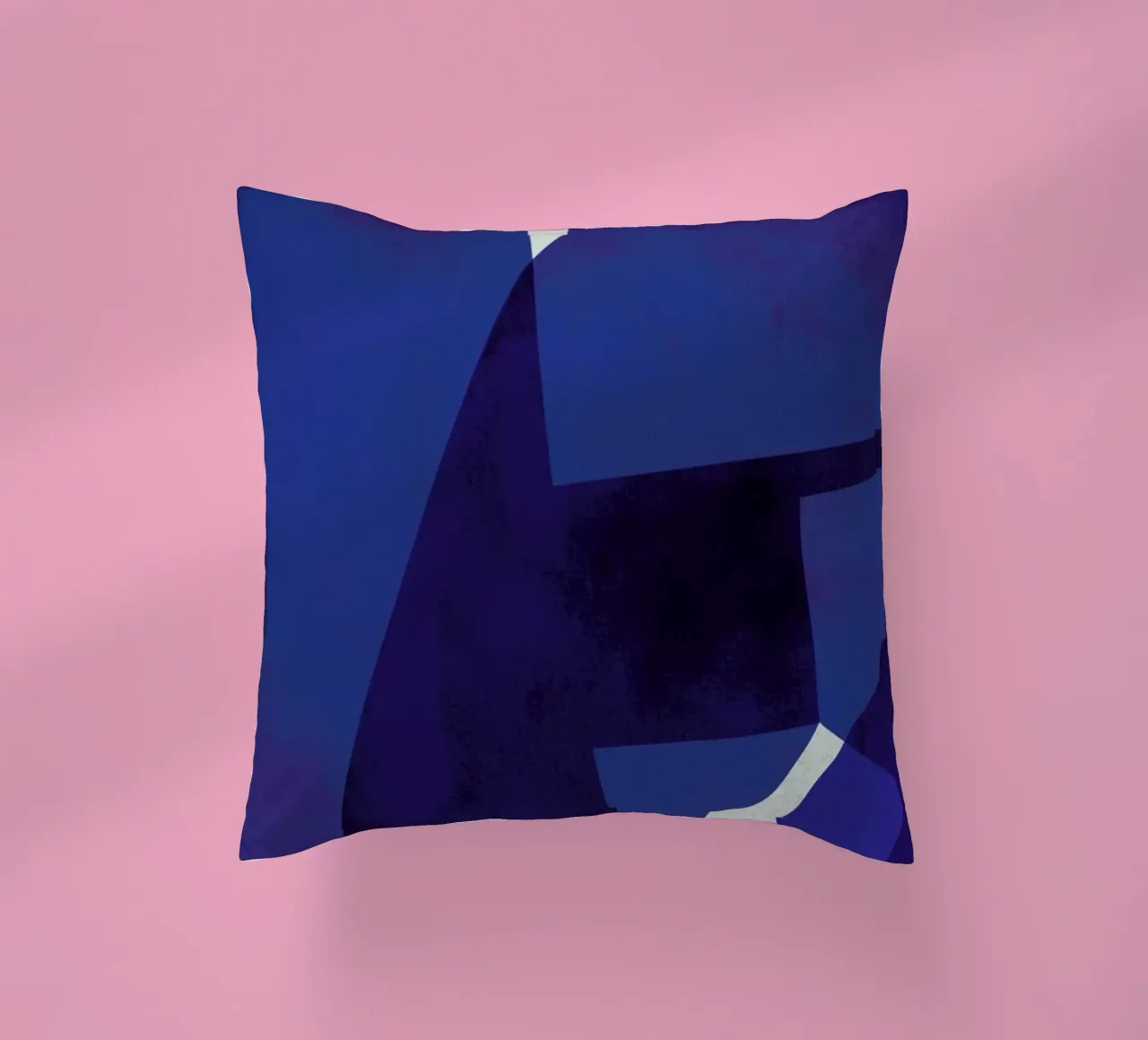 When In Blue 1 decorative cushion by LeDieg