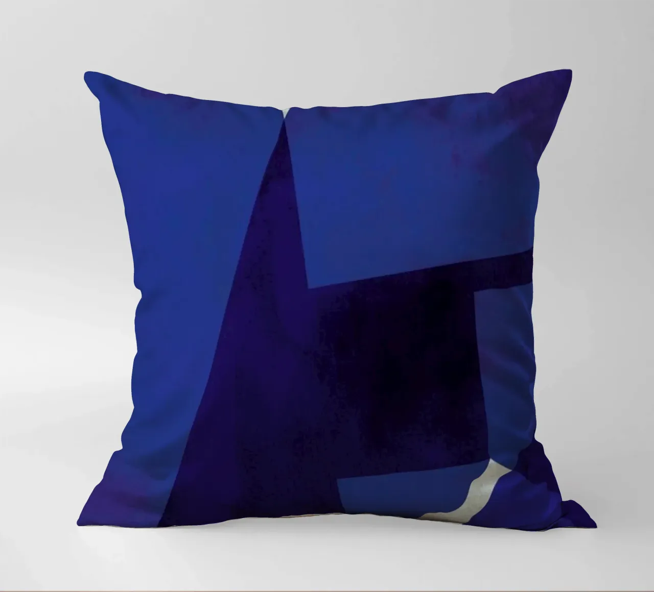When In Blue 1 decorative cushion by LeDieg