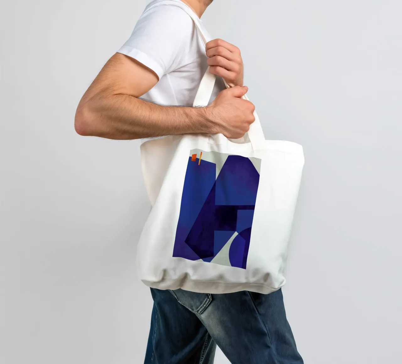 When In Blue 1 borsa in juta da LeDieg
