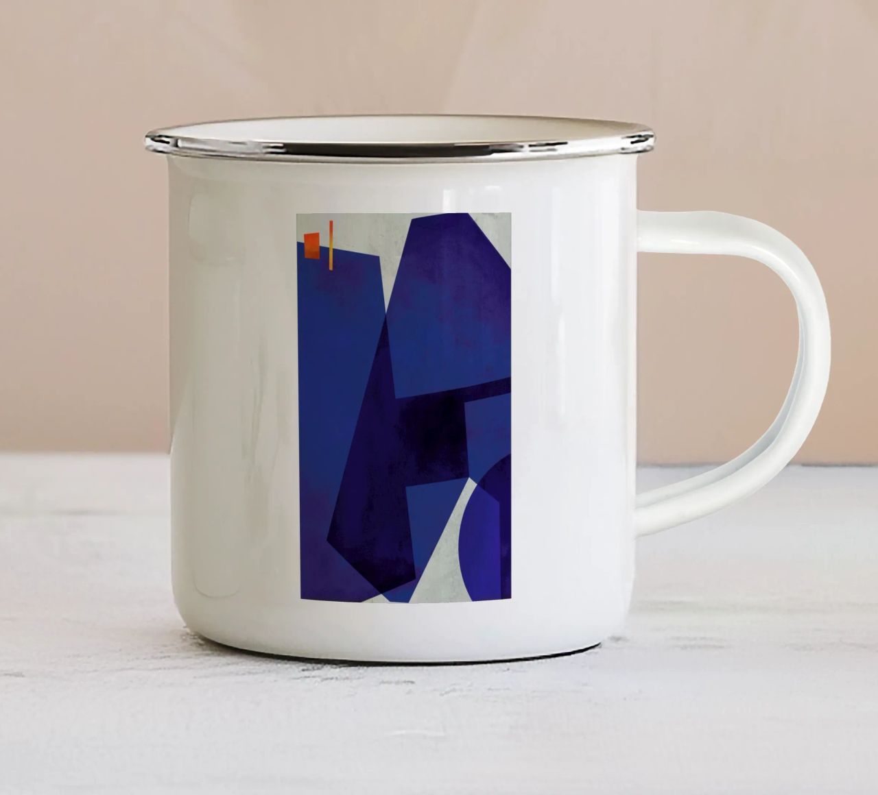When In Blue 1 tazza in smalto da LeDieg
