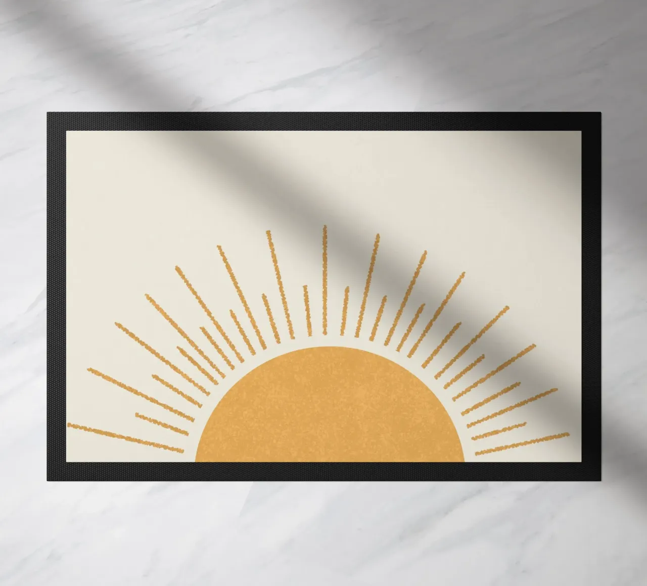 Sunshine Everywhere doormat by MoonlightPrint