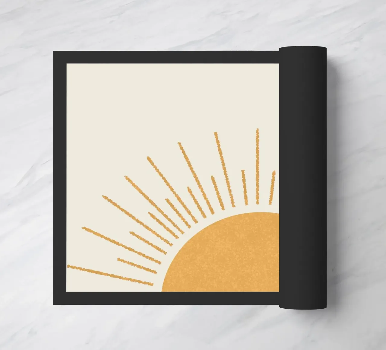 Sunshine Everywhere doormat by MoonlightPrint