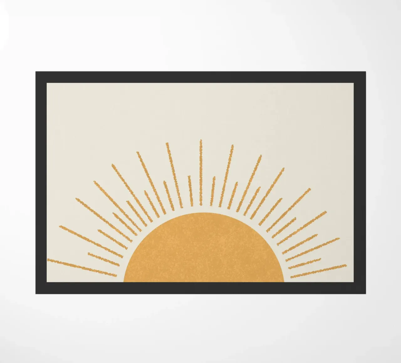 Sunshine Everywhere doormat by MoonlightPrint