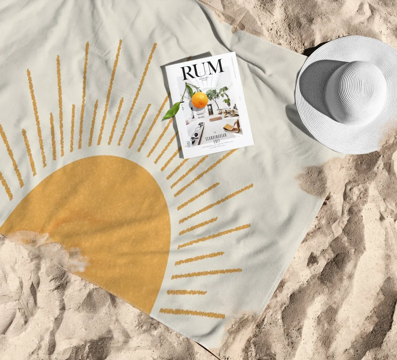 Sole ovunque telo mare da MoonlightPrint