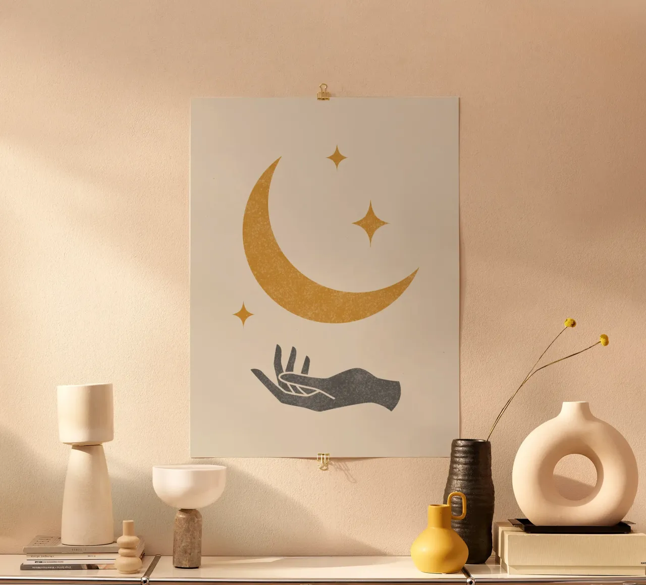 Mano al chiaro di luna poster da MoonlightPrint