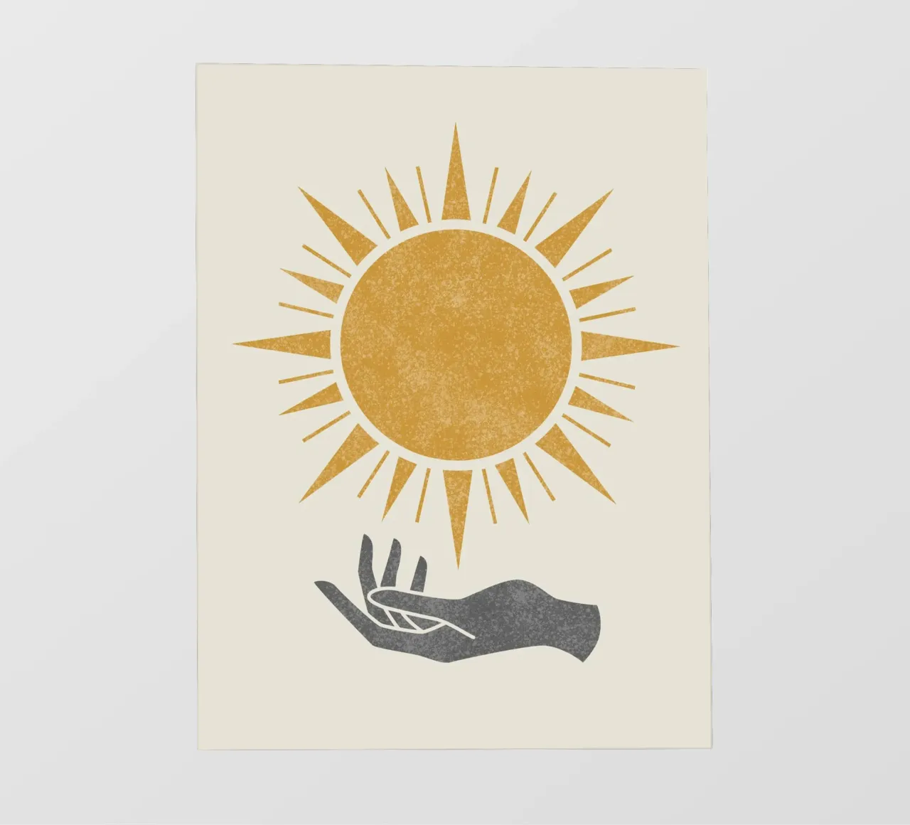Mano Sunburst pellicola backlit da MoonlightPrint