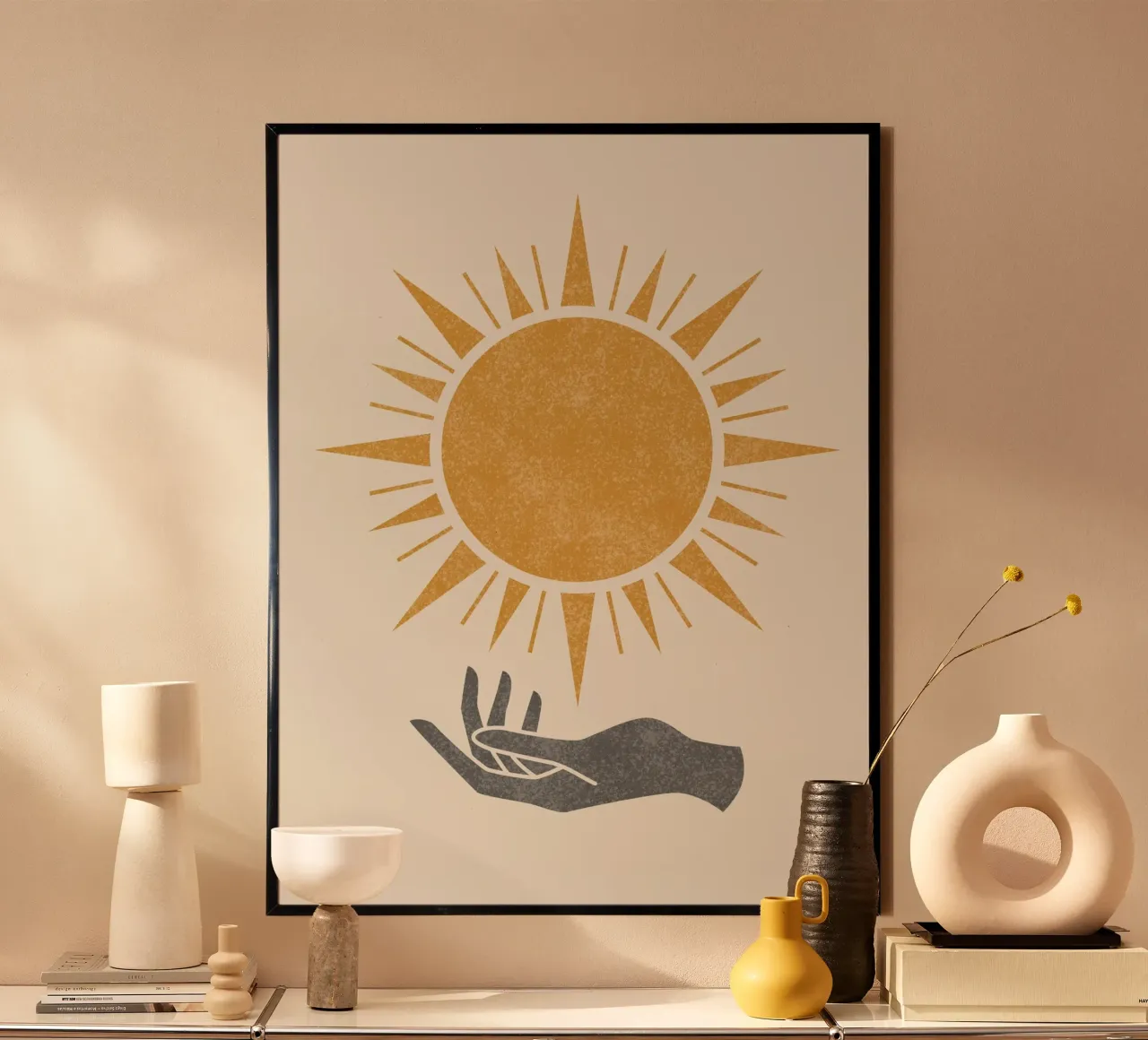 Mano Sunburst carta hahnemühle da MoonlightPrint
