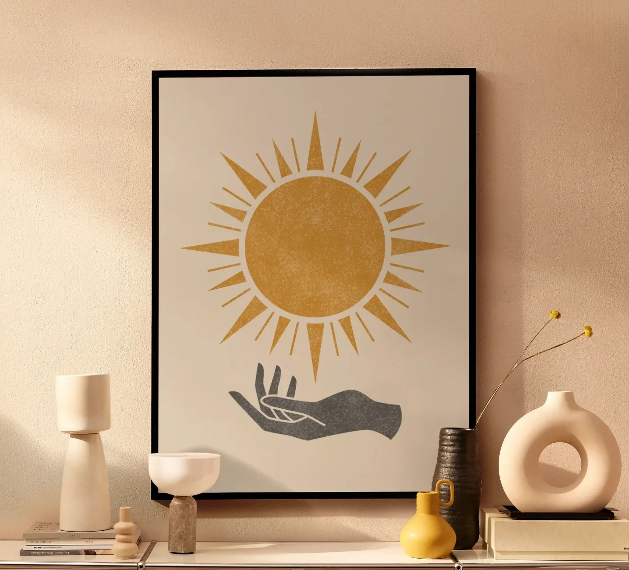 Mano Sunburst carta hahnemühle da MoonlightPrint