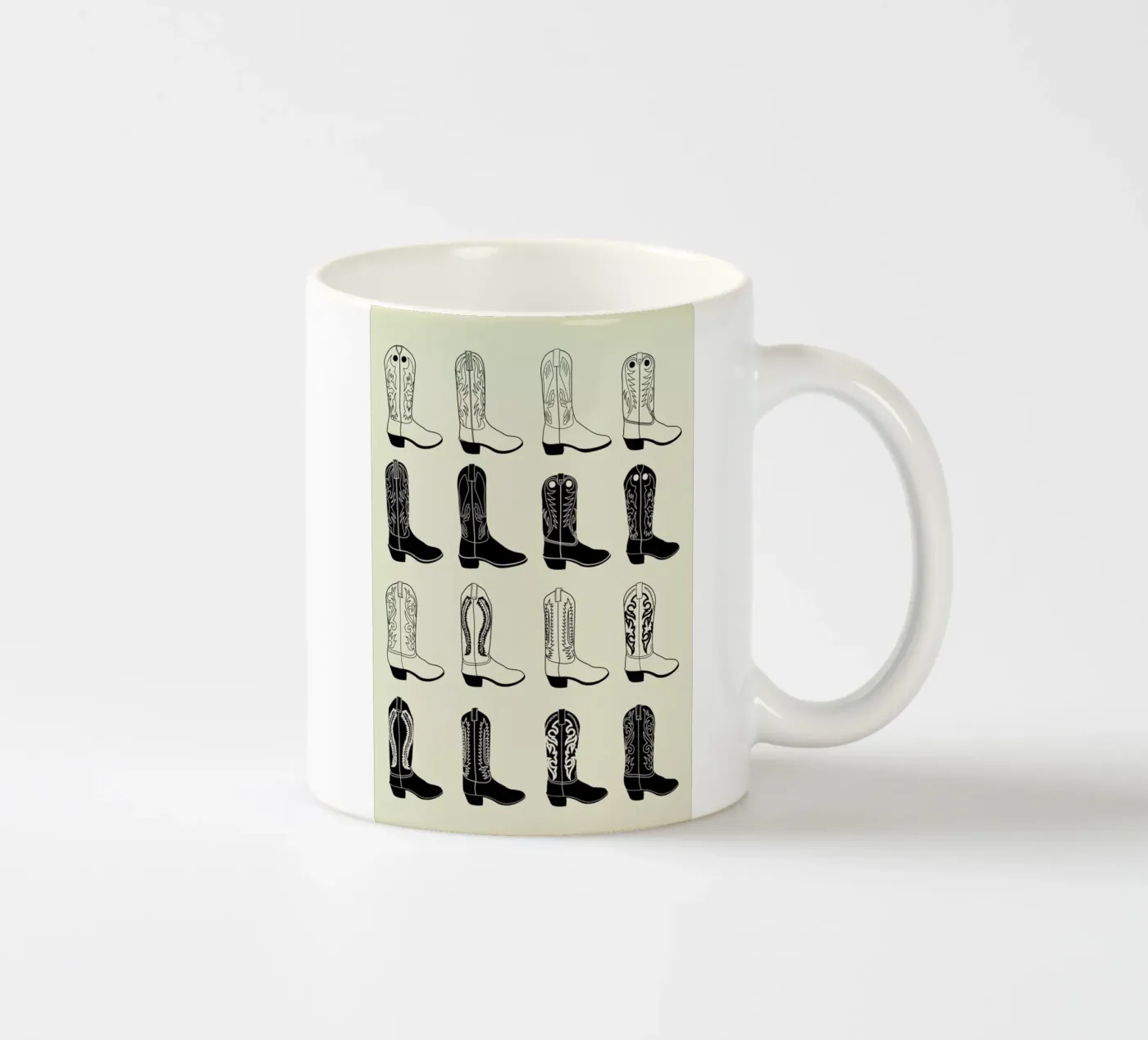 Boots ceramic mug by a Love Supreme