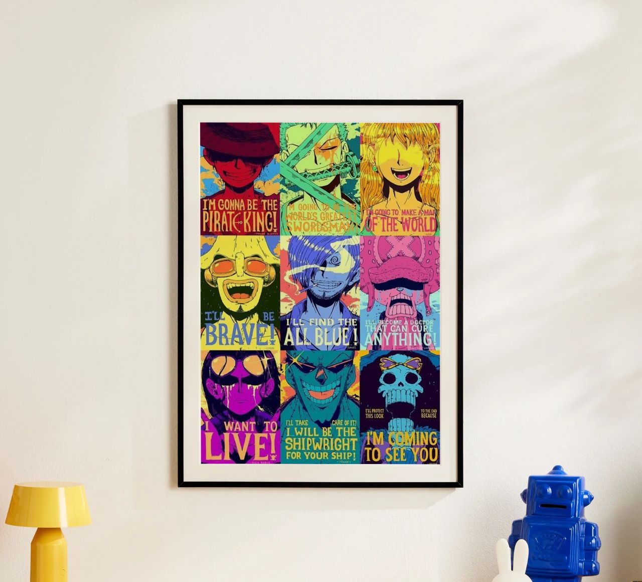 luffy mit nakamas traum Poster von Edwin studio