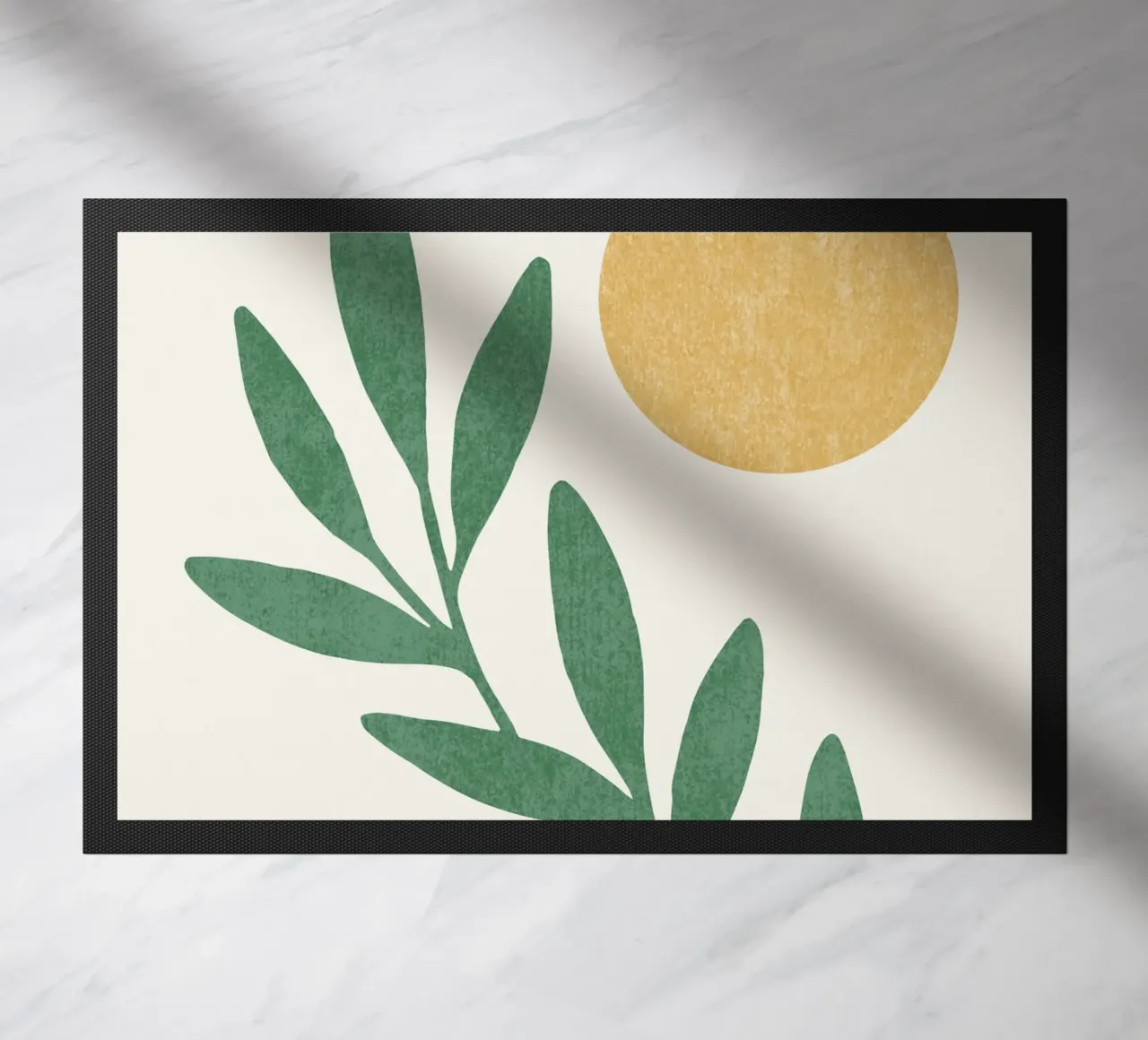 Sole a foglia - Oro verde zerbino da MoonlightPrint