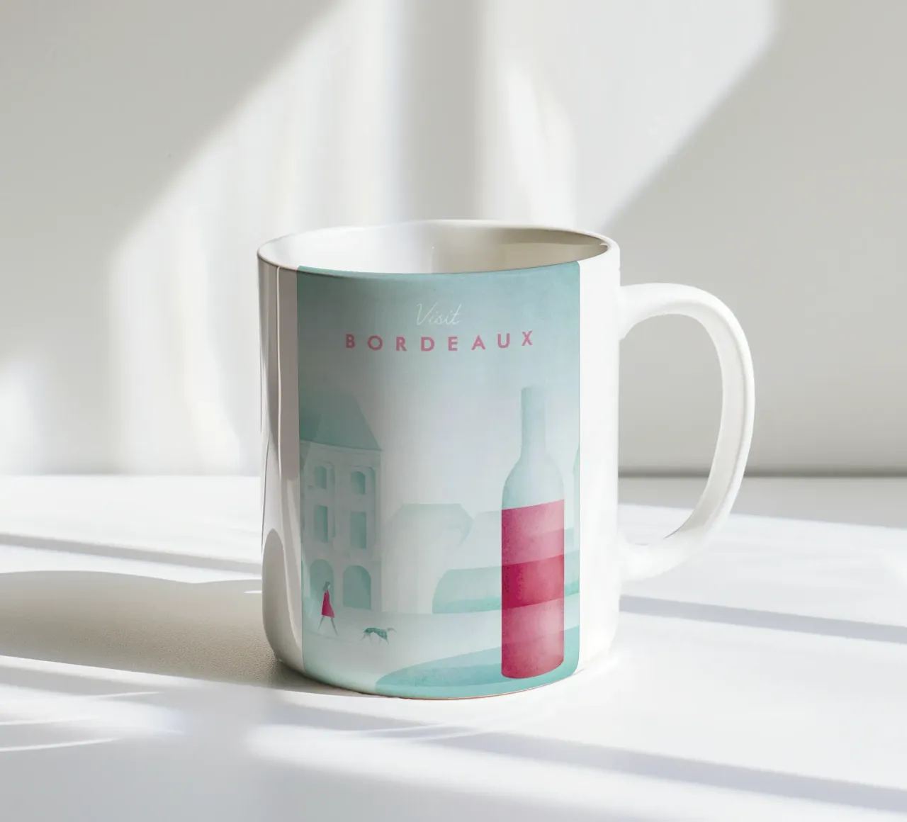 Bordeaux tazza in ceramica da Henry Rivers