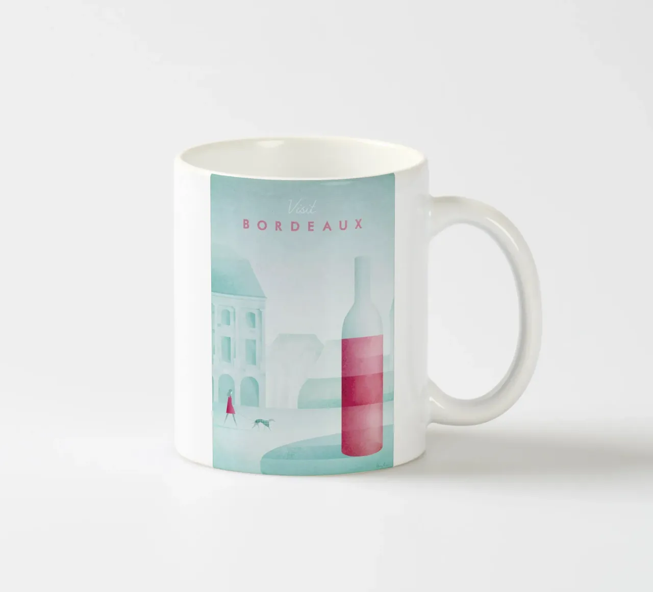 Bordeaux tazza in ceramica da Henry Rivers