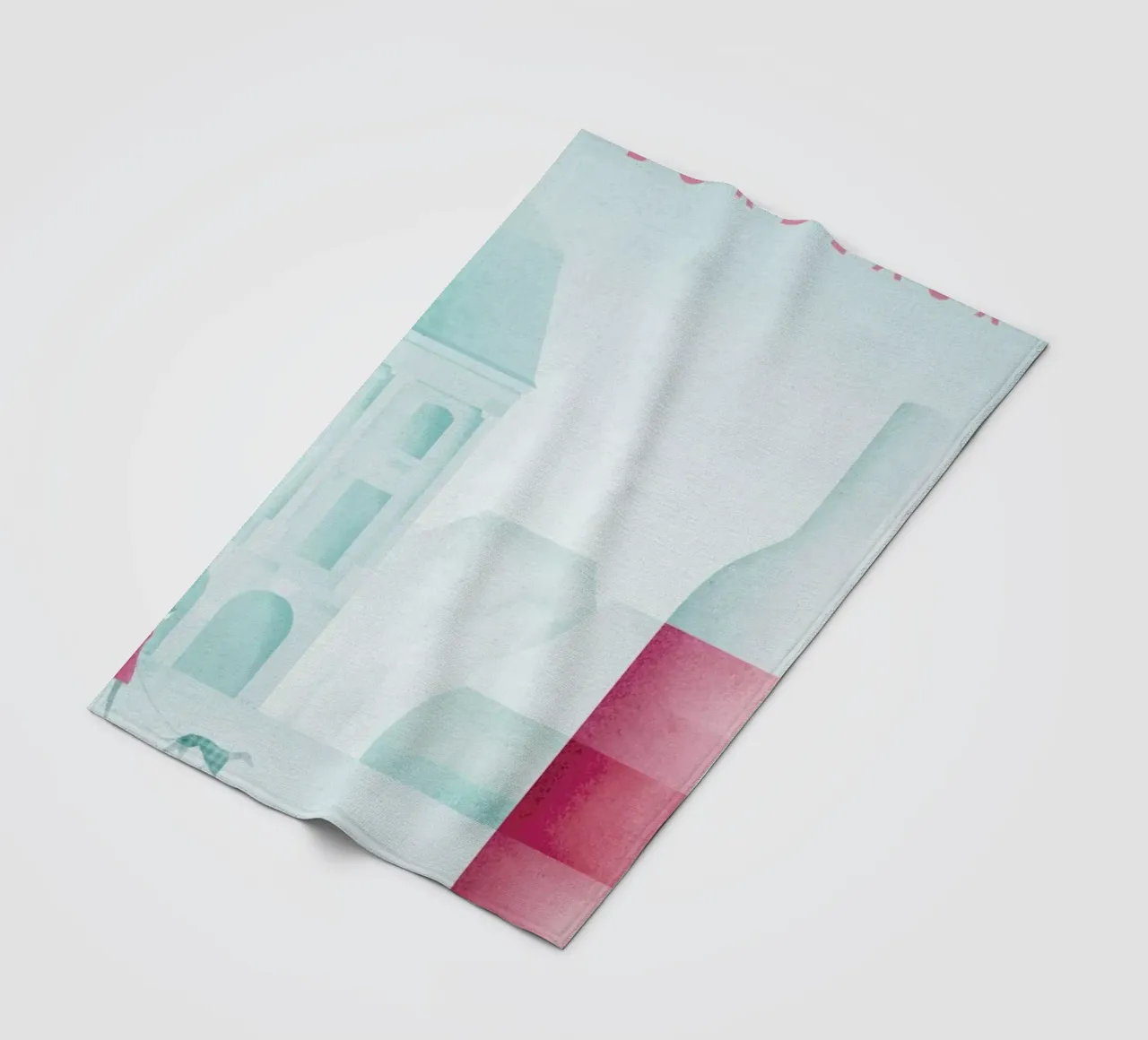 Bordeaux coperta in pile da Henry Rivers