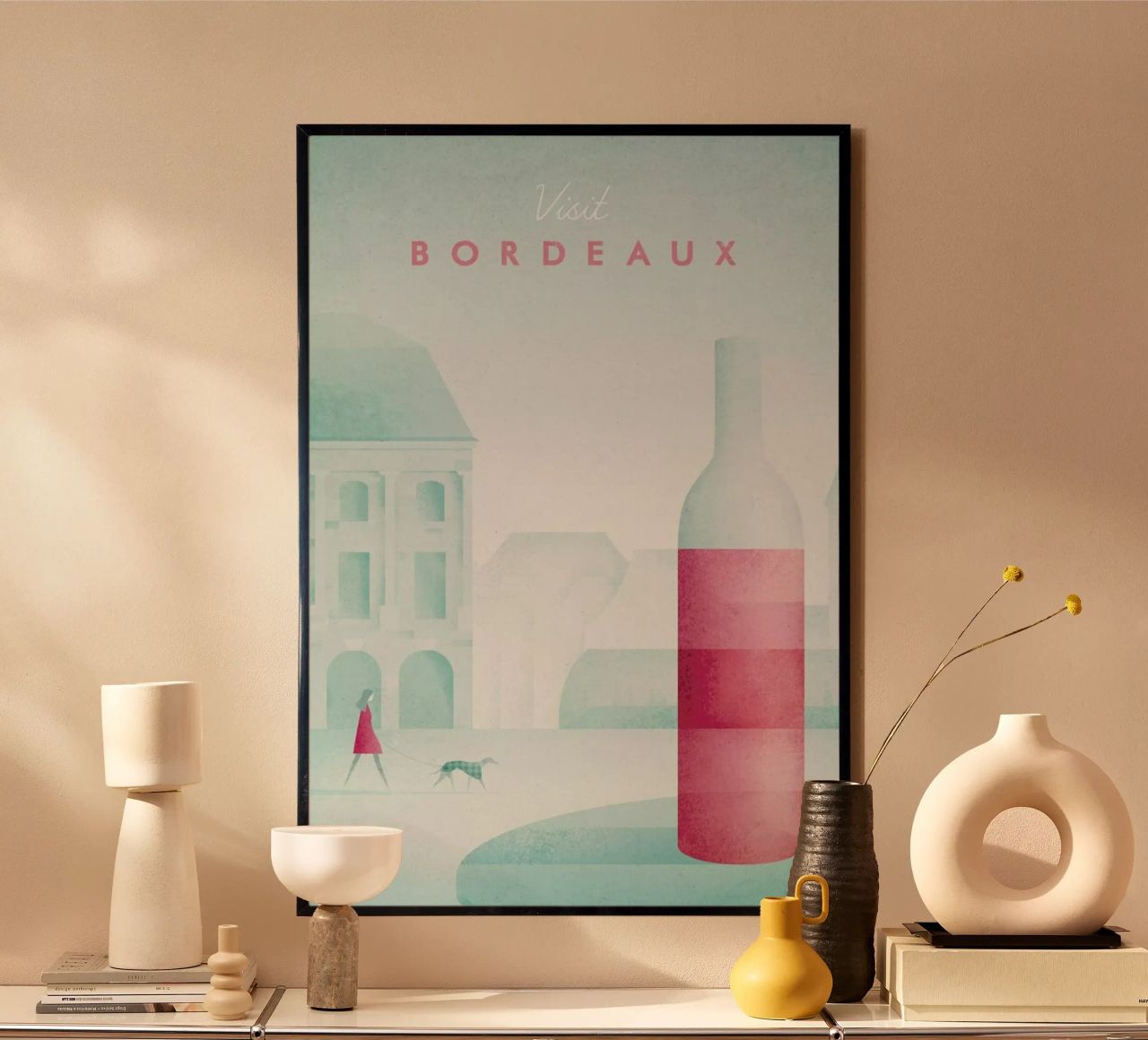 Bordeaux poster by Henry Rivers