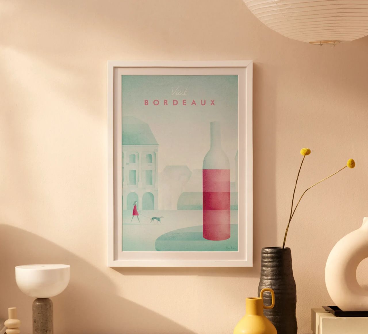Bordeaux poster by Henry Rivers