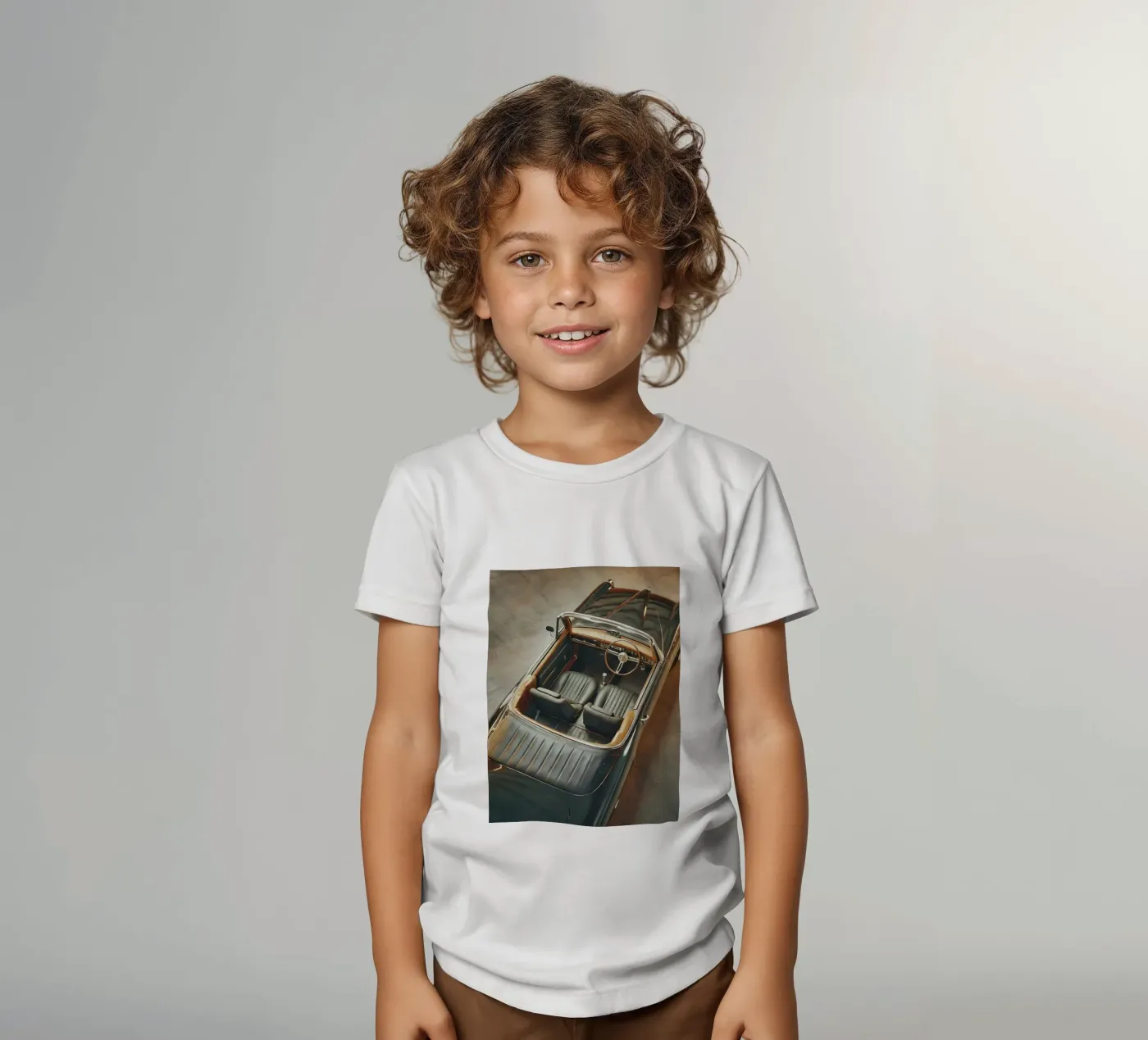 Antique Classic Cars Kinder T-Shirt von CAR EDITION