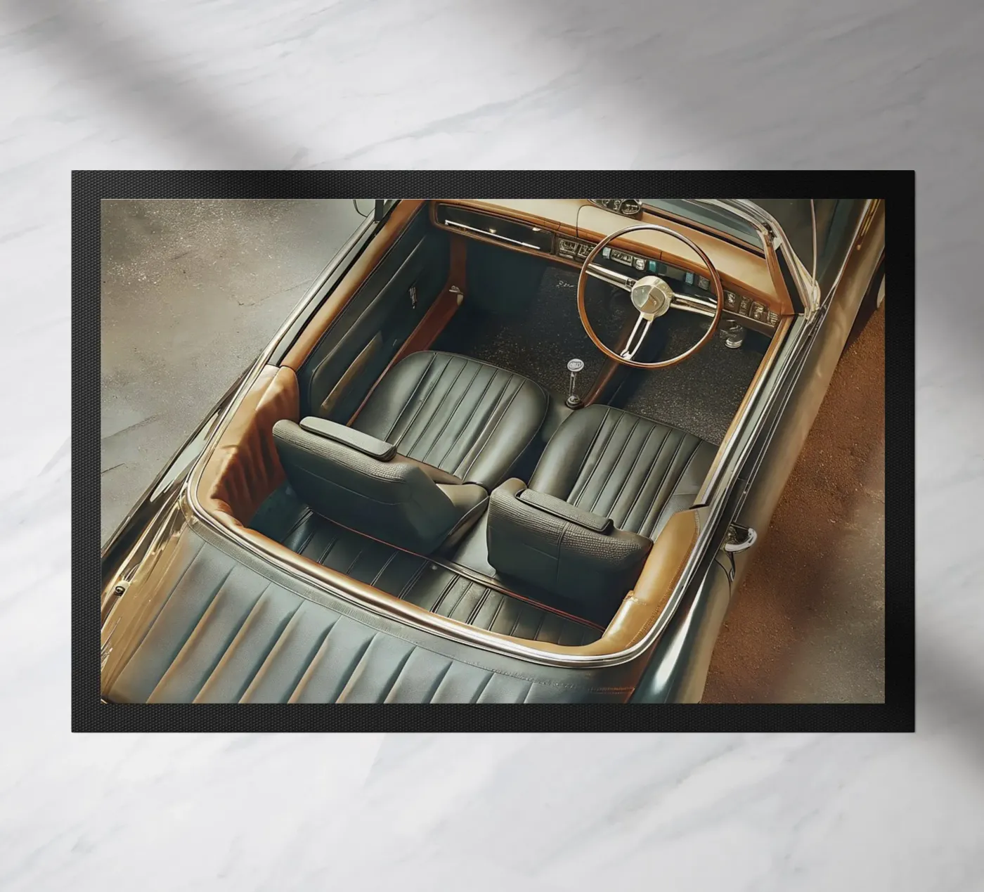 Antike Oldtimer Fußmatte von CAR EDITION