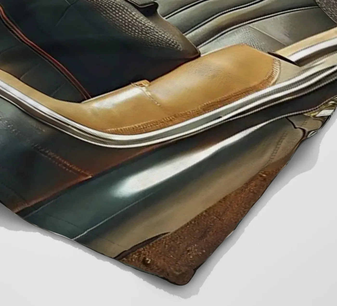 Antike Oldtimer Fleecedecke von CAR EDITION