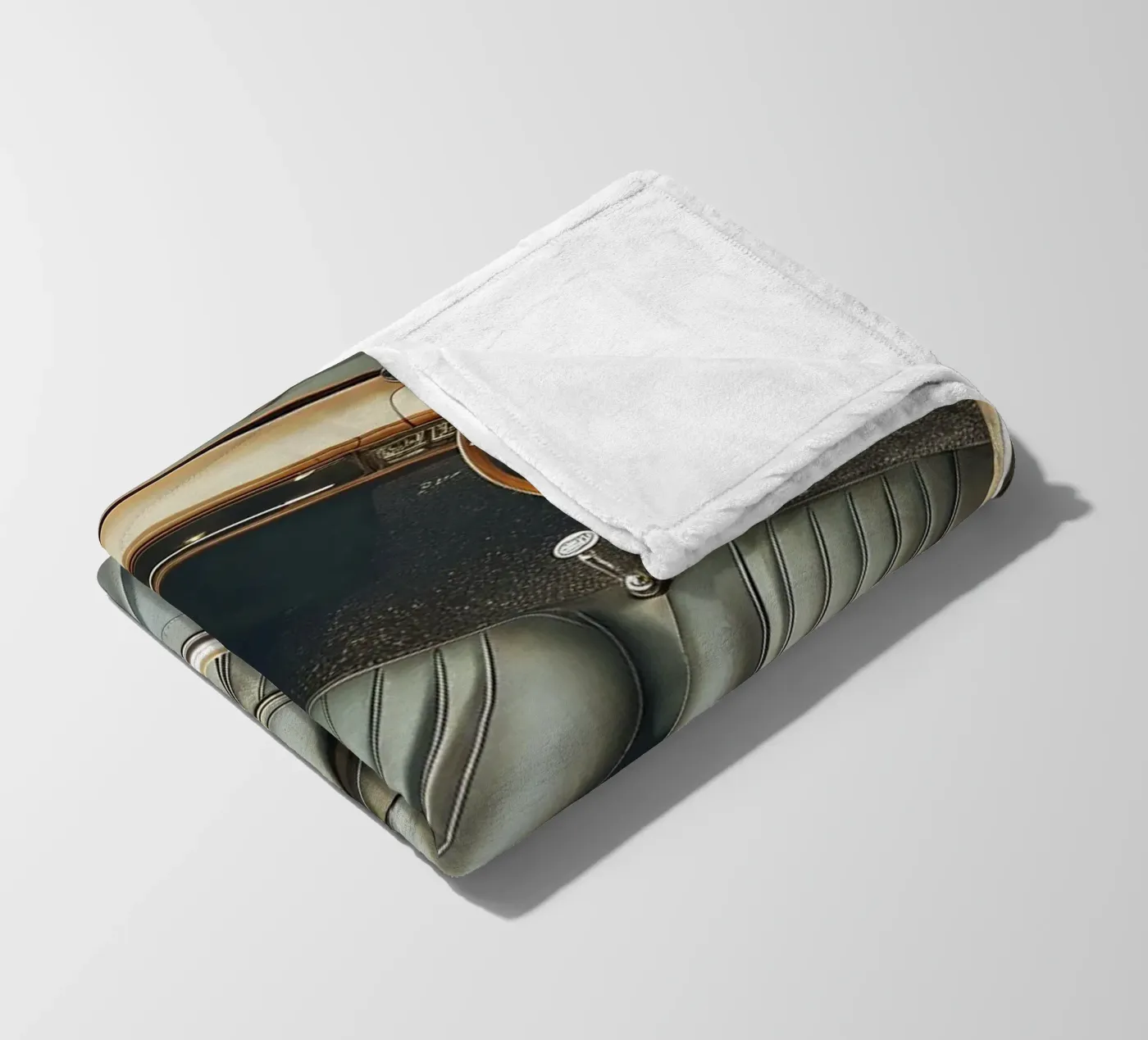 Antike Oldtimer Fleecedecke von CAR EDITION