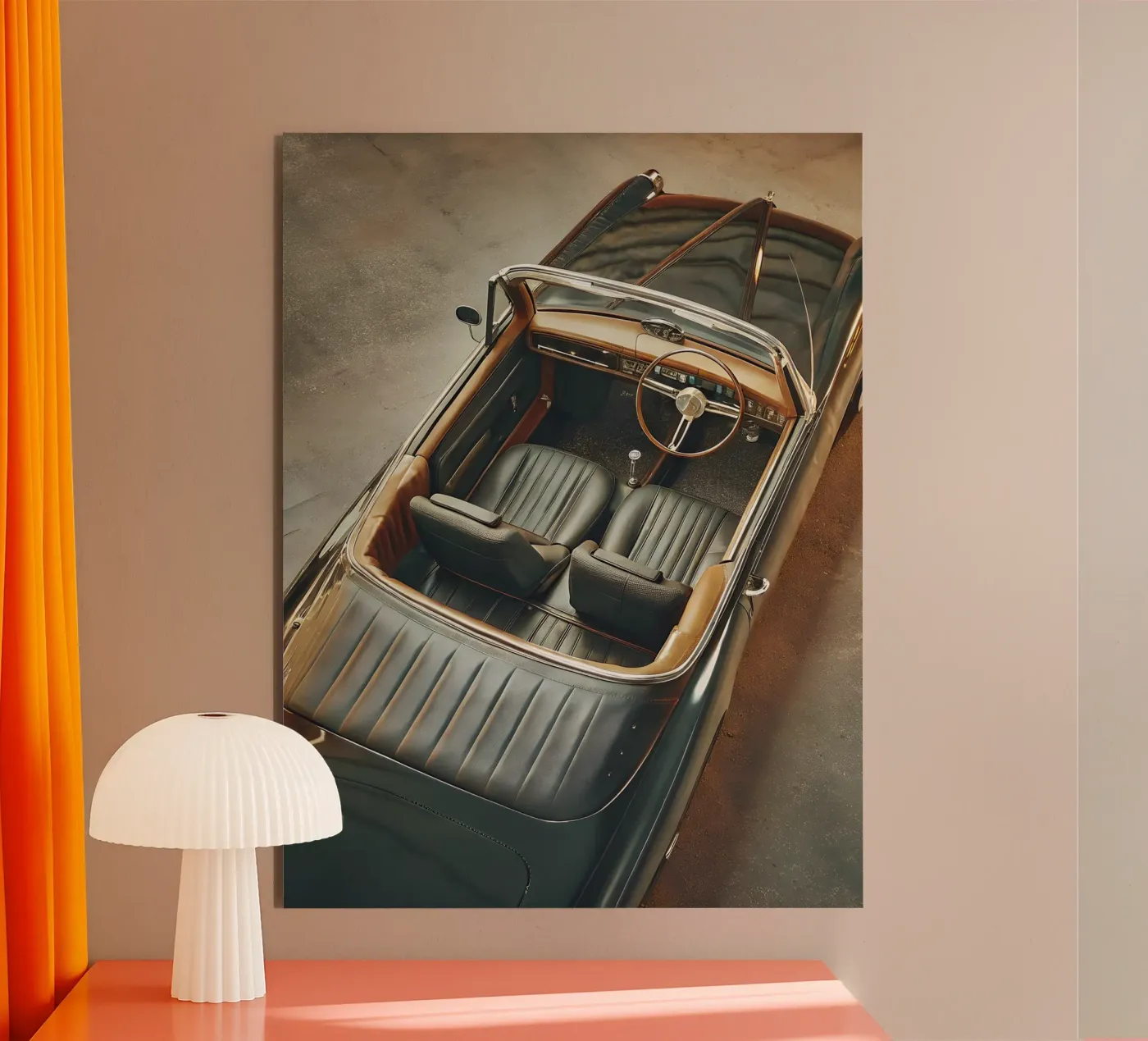 Auto d'epoca alluminio dibond da CAR EDITION