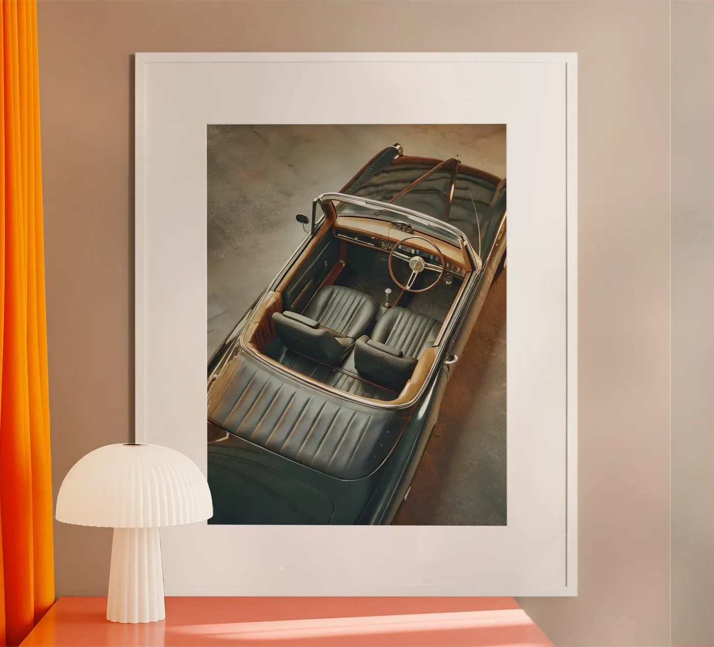 Antique Classic Cars Poster von CAR EDITION