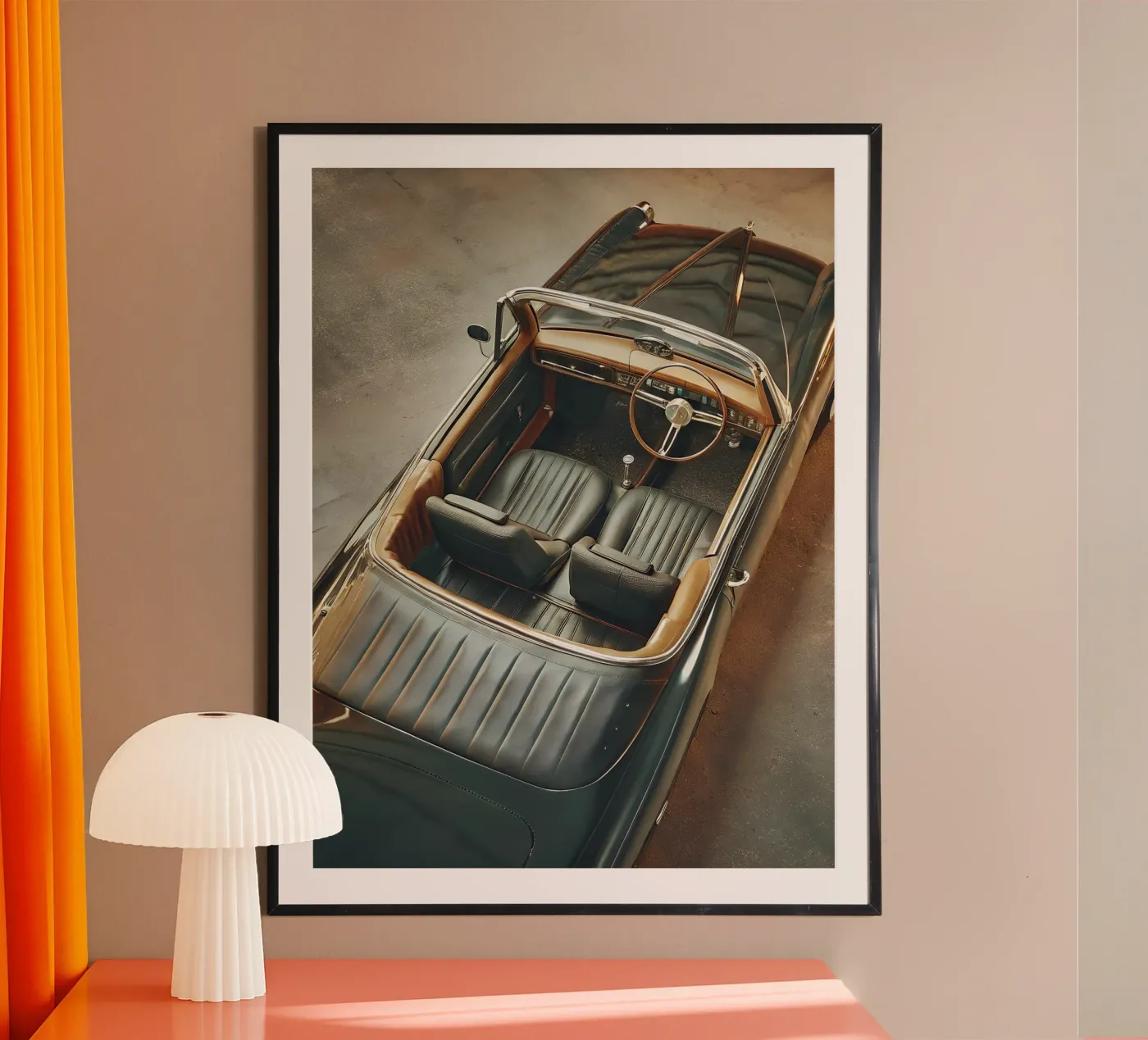 Antique Classic Cars Poster von CAR EDITION