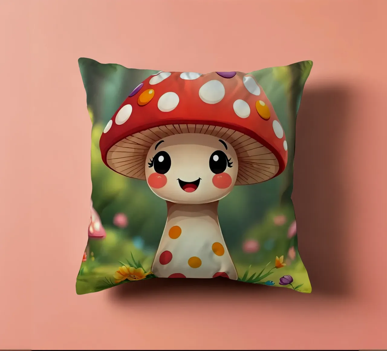 Fungo_1 cuscino da Tierisch bunt by LK