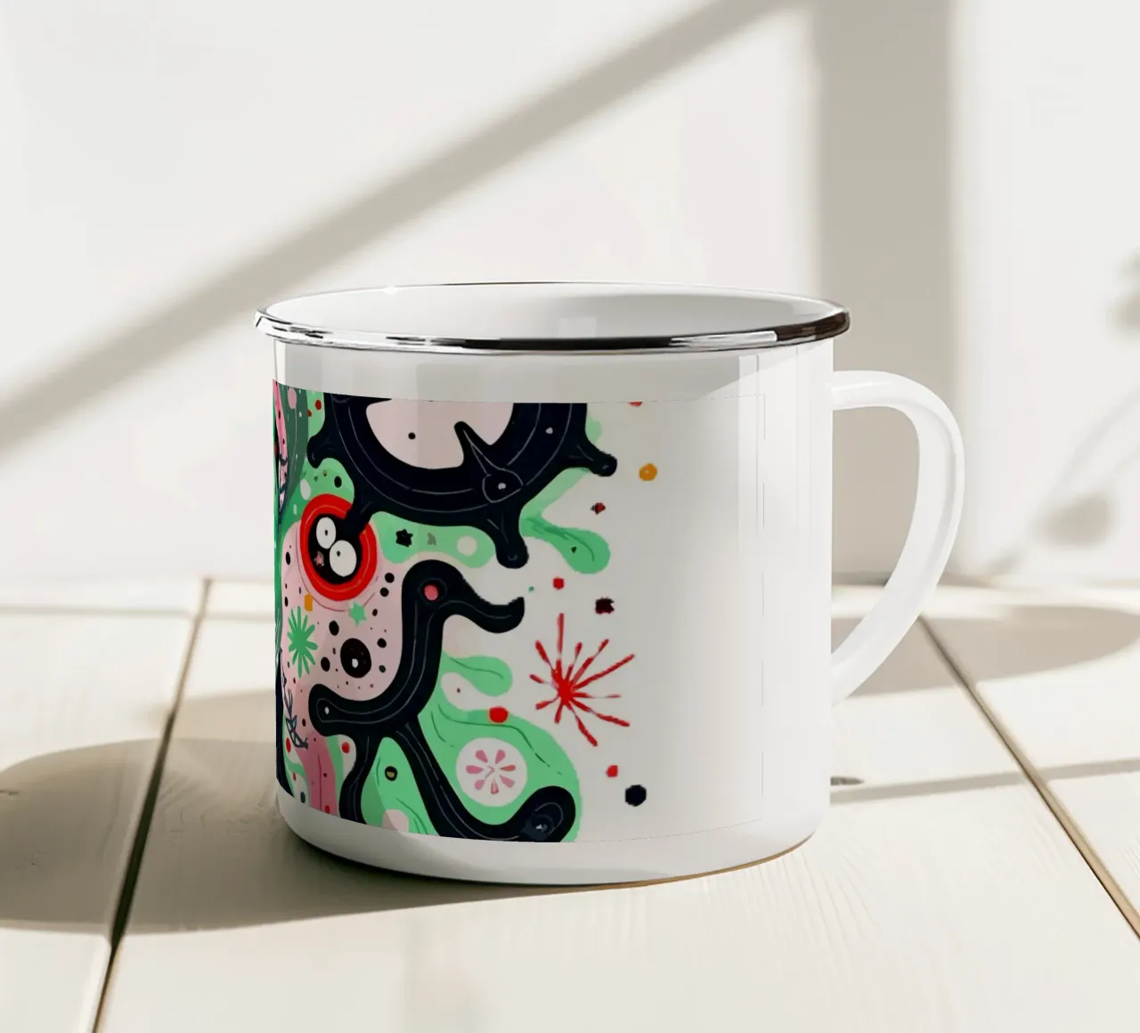 Abstract1003 tazza in smalto da artlodia-Peter Lorenz
