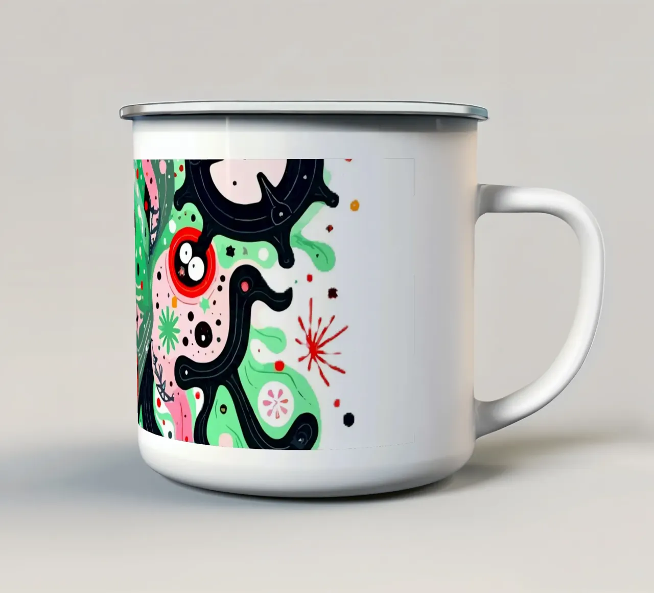 Abstract1003 tazza in smalto da artlodia-Peter Lorenz