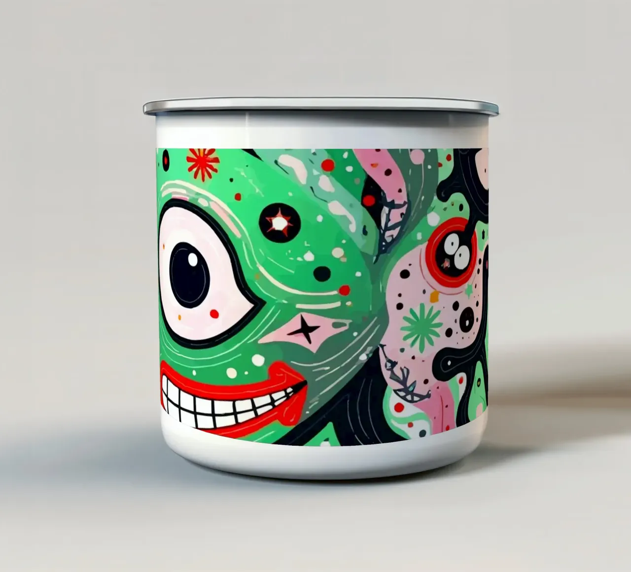 Abstract1003 tazza in smalto da artlodia-Peter Lorenz