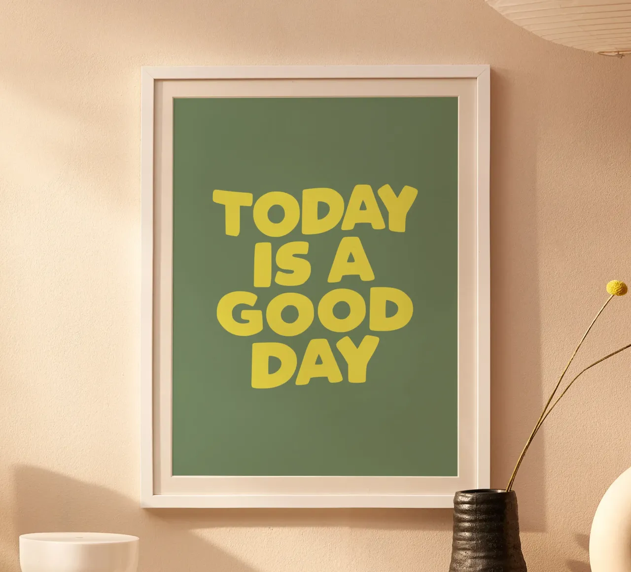 Today is a Good Day Cheerful Uplifting Joyful Typografie hahnemühle de THE MOTIVATED TYPE