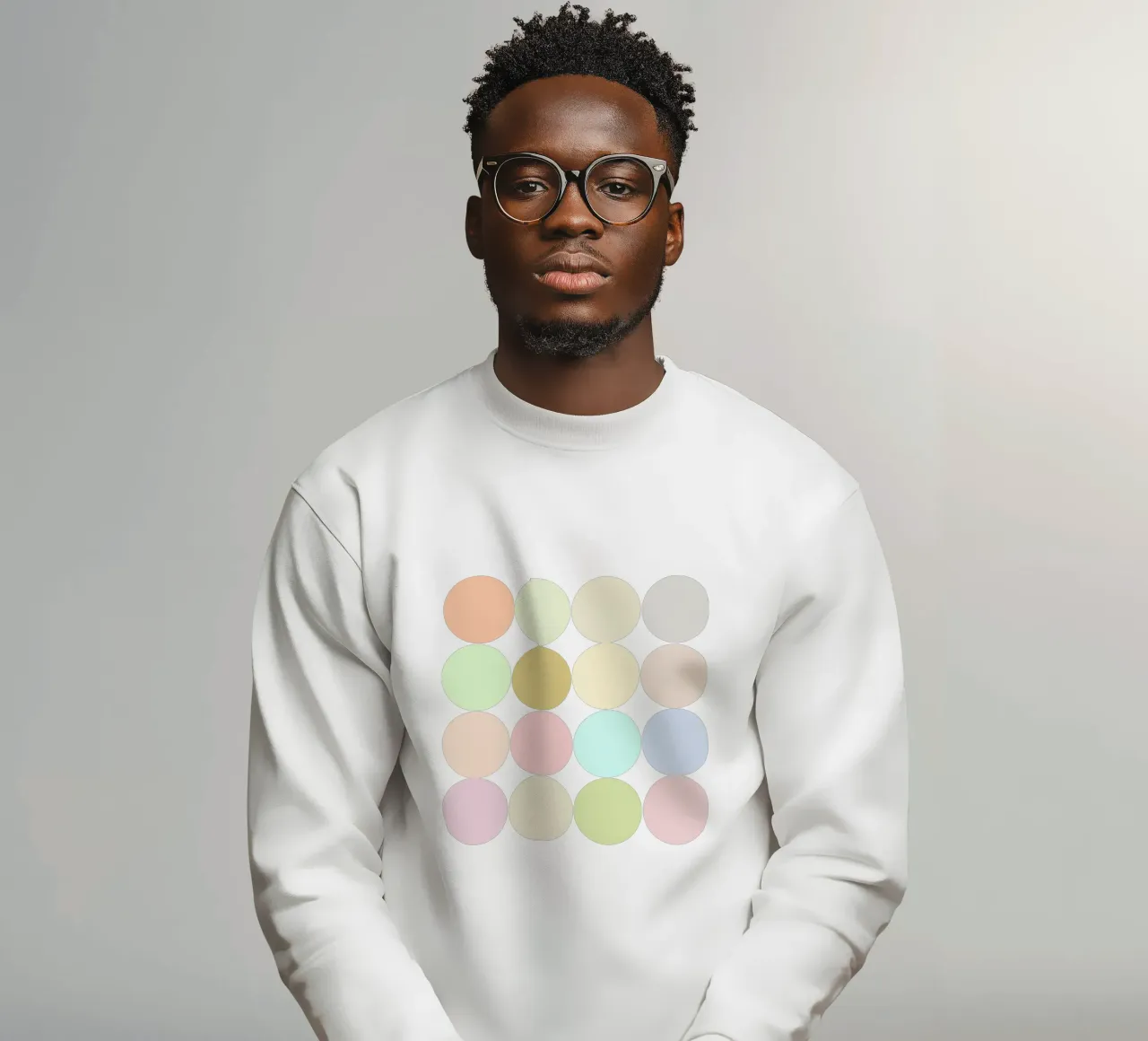 Colorful dots sweatshirt by LaylaOzPatterns
