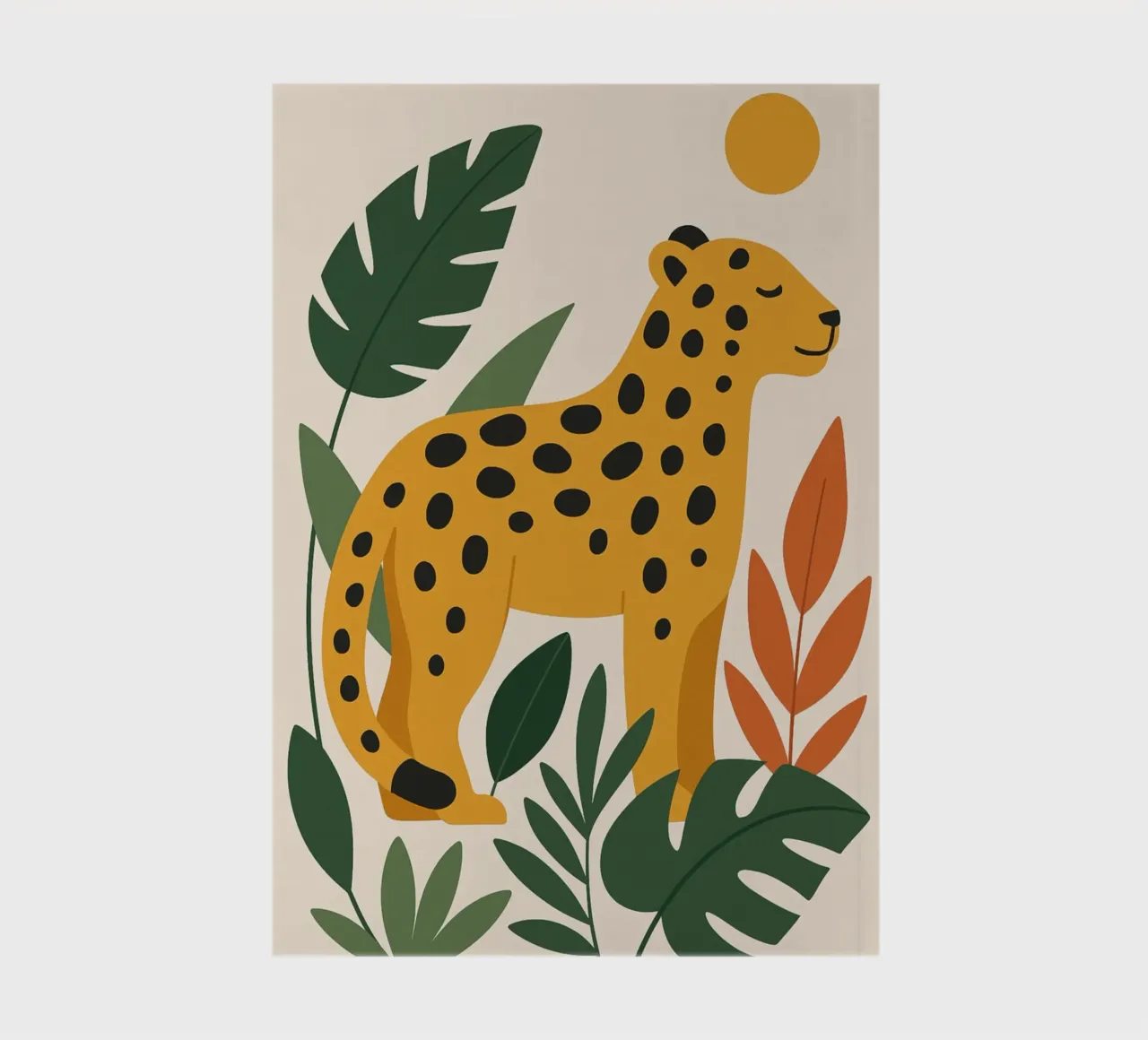 Jaguar in the jungle notebook by Studio M