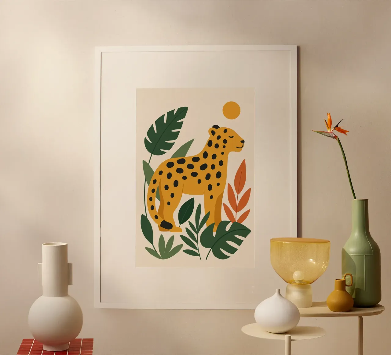 Jaguar im Dschungel Hahnemühle von Studio M