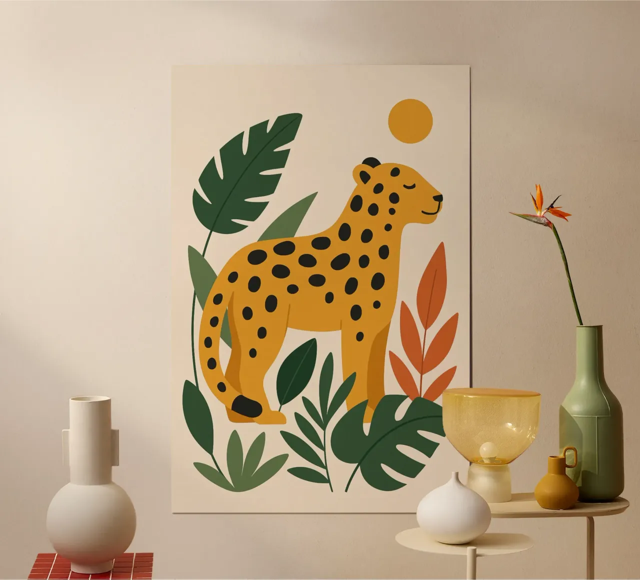 Jaguar im Dschungel Hahnemühle von Studio M