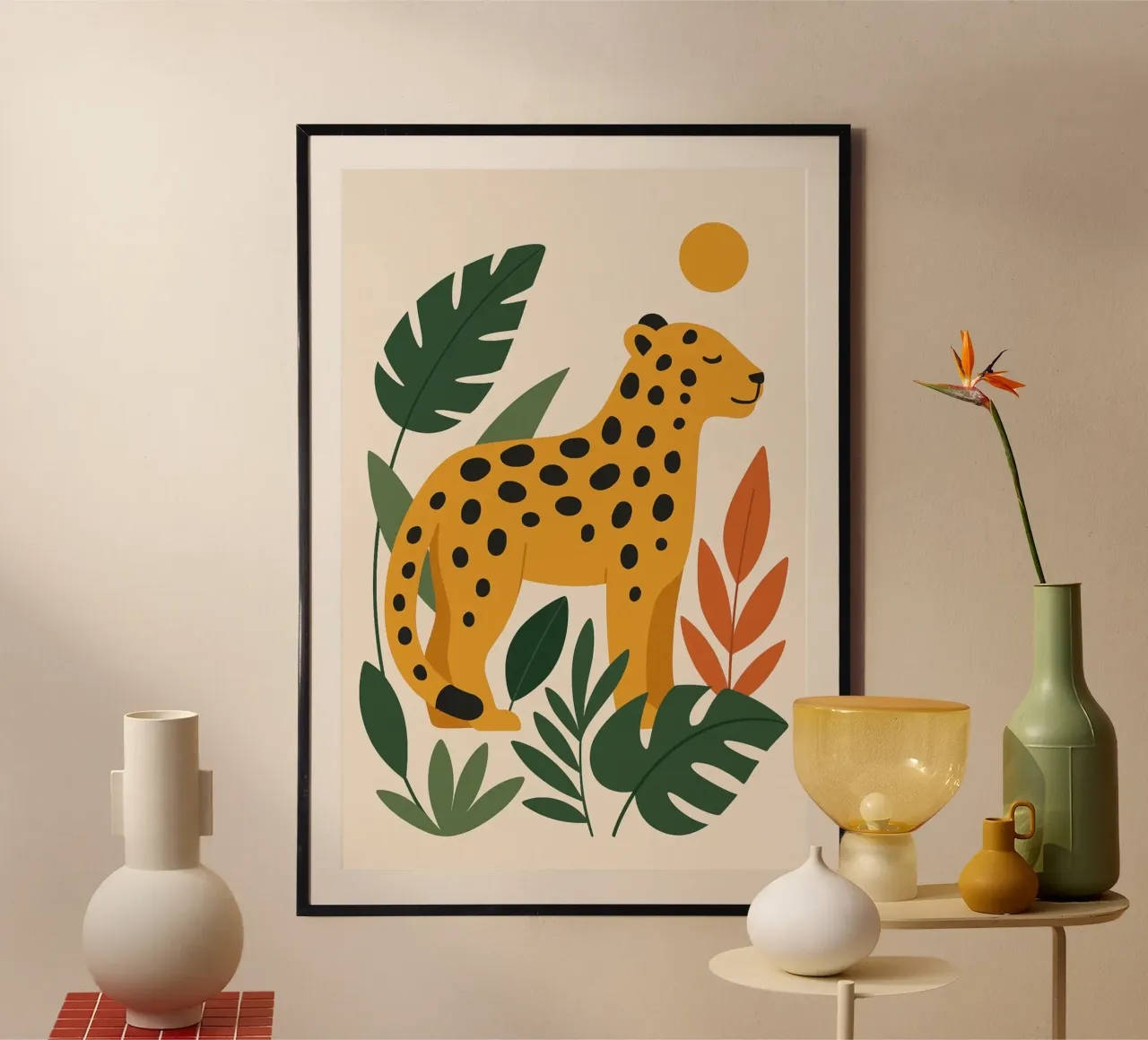 Jaguar im Dschungel Hahnemühle von Studio M